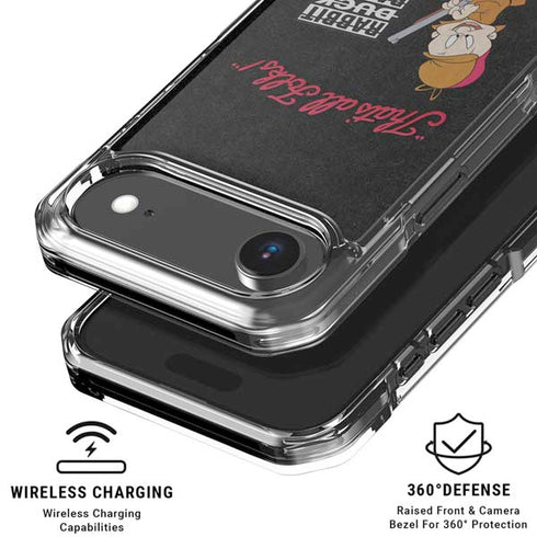 Looney Tunes Elmer Fudd Thats All Folks iPhone 17 Air Clear Case