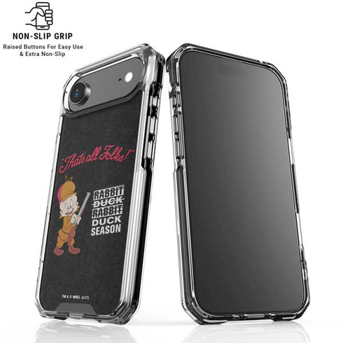 Looney Tunes Elmer Fudd Thats All Folks iPhone 17 Air Clear Case
