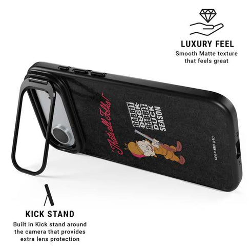Looney Tunes Elmer Fudd Thats All Folks iPhone 17 Air Kickstand Case