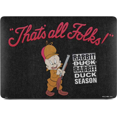 Looney Tunes Elmer Fudd Thats All Folks Apple MacBook Air Skin