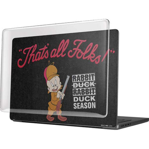 Looney Tunes Elmer Fudd Thats All Folks MacBook Pro 14in (2021-24) Case plus Skin