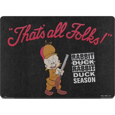 Looney Tunes Elmer Fudd Thats All Folks Apple MacBook Pro 14-inch Skin