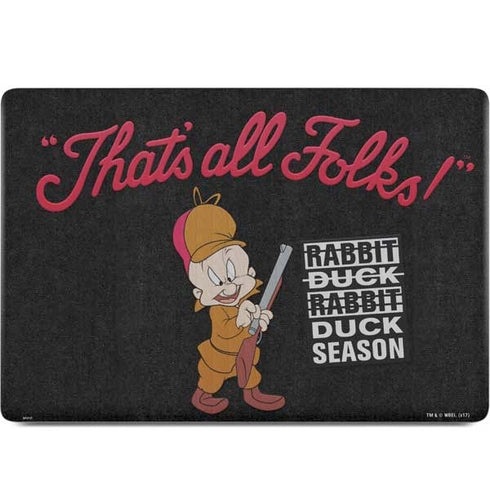 Looney Tunes Elmer Fudd Thats All Folks MacBook Skins