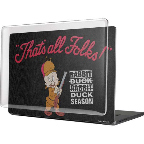 Looney Tunes Elmer Fudd Thats All Folks MacBook Cases