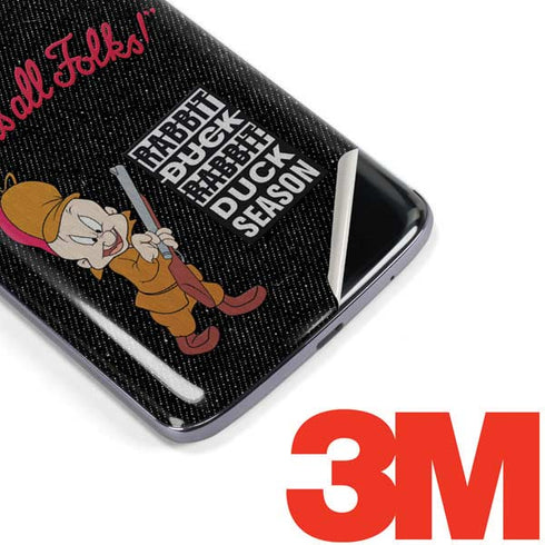 Looney Tunes Elmer Fudd Thats All Folks Moto E5 Plus Skin