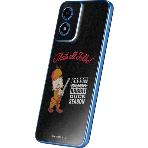 Looney Tunes Elmer Fudd Thats All Folks Moto G Play 4G (2024) Skin