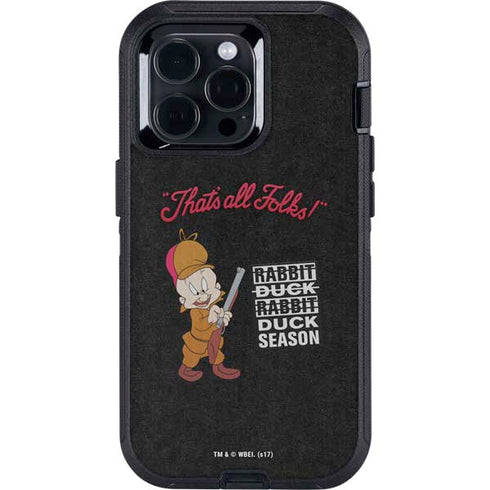 Looney Tunes Elmer Fudd Thats All Folks Otterbox Defender iPhone Skin