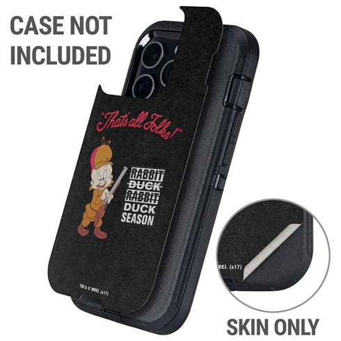 Looney Tunes Elmer Fudd Thats All Folks Otterbox Defender iPhone Skin