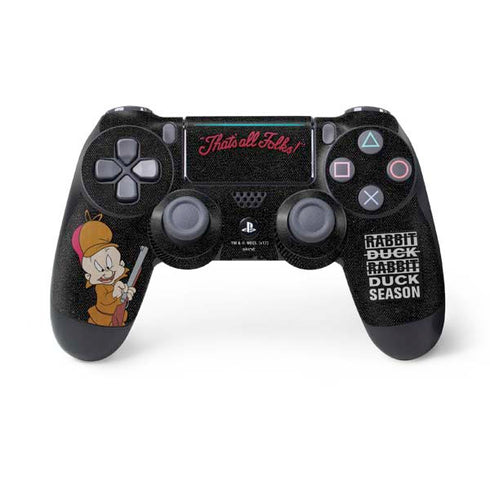 Looney Tunes Elmer Fudd Thats All Folks PS4 Pro/Slim Controller Skin