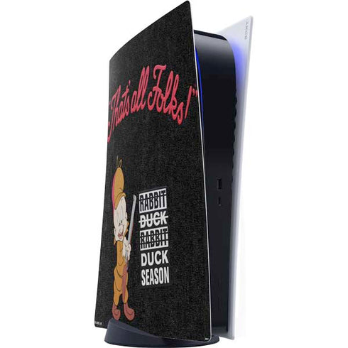 Looney Tunes Elmer Fudd Thats All Folks PlayStation PS5 Skins