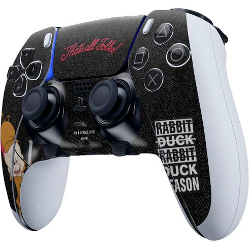Looney Tunes Elmer Fudd Thats All Folks PS5 DualSense Edge Pro Controller Skin
