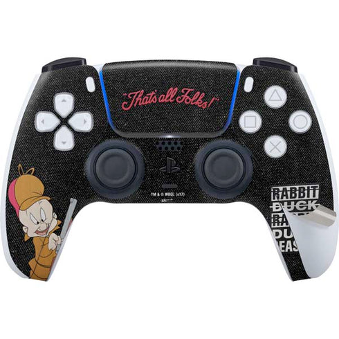 Looney Tunes Elmer Fudd Thats All Folks PS5 Pro Disk Bundle Skin