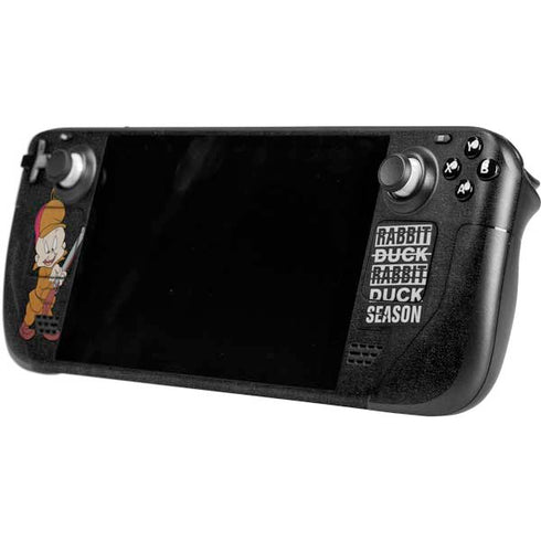 Looney Tunes Elmer Fudd Thats All Folks Steam Deck Handheld Gaming Computer OLED Skin