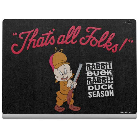 Looney Tunes Elmer Fudd Thats All Folks Surface Book 2 13.5in Skin