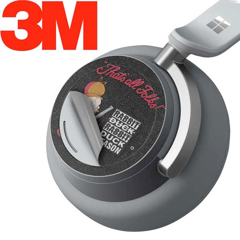 Looney Tunes Elmer Fudd Thats All Folks Surface Headphones Skin