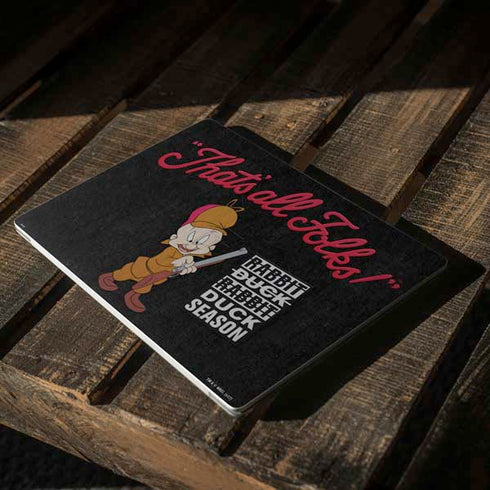 Looney Tunes Elmer Fudd Thats All Folks Surface Laptop 2 Skin