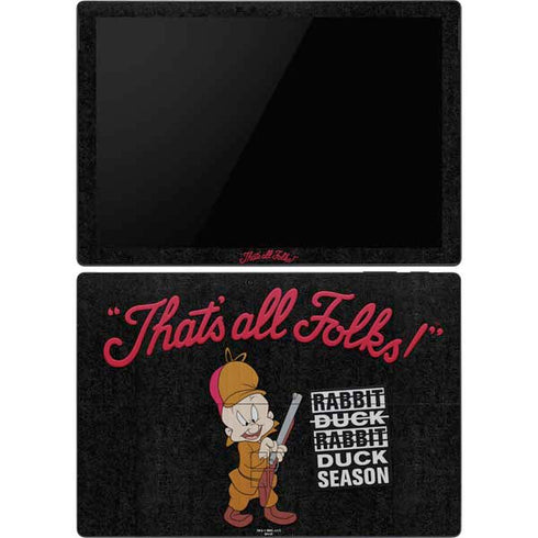 Looney Tunes Elmer Fudd Thats All Folks Surface Pro 6 Skin