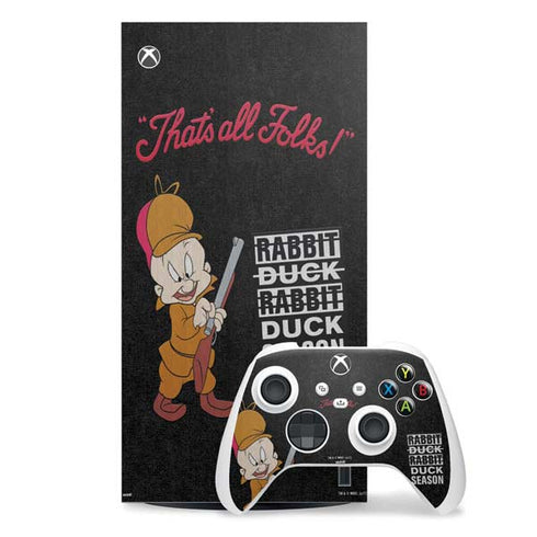 Looney Tunes Elmer Fudd Thats All Folks Xbox Series X Skins
