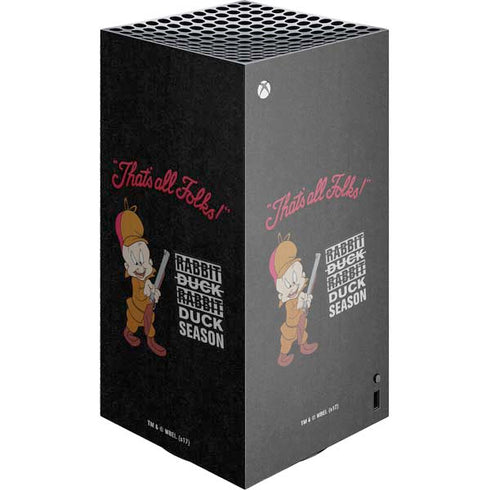 Looney Tunes Elmer Fudd Thats All Folks Xbox Series X Skins