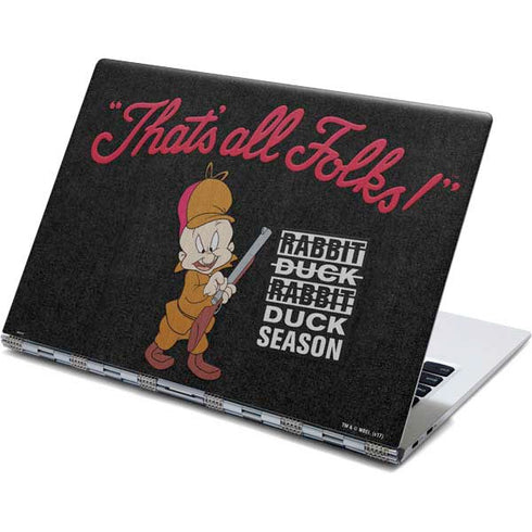 Looney Tunes Elmer Fudd Thats All Folks Yoga 910 2-in-1 14in Touch-Screen Skin
