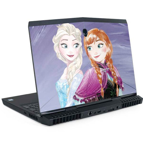 Disney Frozen Elsa and Anna Sisters Art Dell Alienware Skin