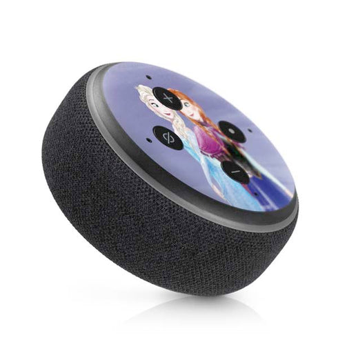 Disney Frozen Elsa and Anna Sisters Art Amazon Echo Dot Skin