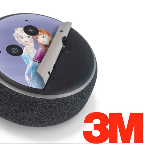 Disney Frozen Elsa and Anna Sisters Art Amazon Echo Dot Skin