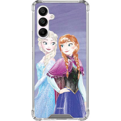 Disney Frozen Elsa and Anna Sisters Art Galaxy A16 5G Clear Case