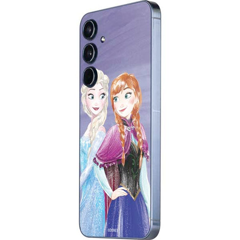 Disney Frozen Elsa and Anna Sisters Art Galaxy A36 5G Skin