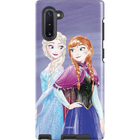 Disney Frozen Elsa and Anna Sisters Art Galaxy Cases
