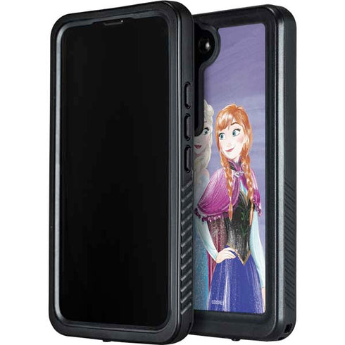 Disney Frozen Elsa and Anna Sisters Art Galaxy S24 Plus Waterproof Case