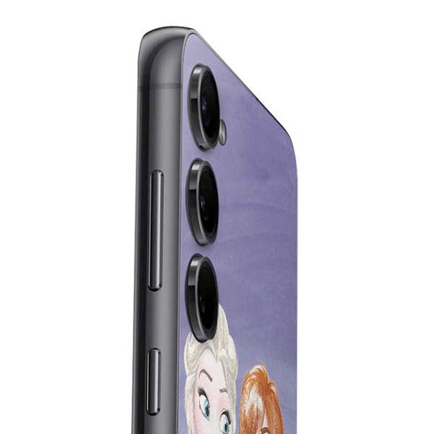 Disney Frozen Elsa and Anna Sisters Art Galaxy S24 Skin