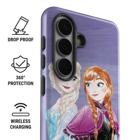 Disney Frozen Elsa and Anna Sisters Art Galaxy S26 Impact Case