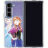 Disney Frozen Elsa and Anna Sisters Art Galaxy Z Fold5 5G Clear Case