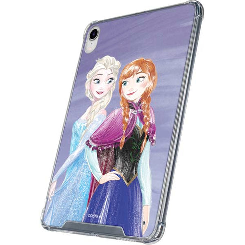 Disney Frozen Elsa and Anna Sisters Art iPad 11th Gen (2025) Clear Case