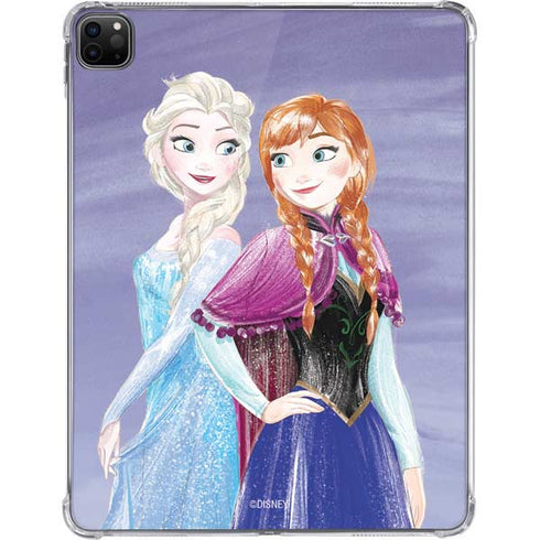 Disney Frozen Elsa and Anna Sisters Art iPad Pro 11in (2024) Clear Case