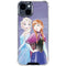 Disney Frozen Elsa and Anna Sisters Art iPhone 15 Clear Case