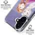 Disney Frozen Elsa and Anna Sisters Art iPhone 16 Plus Clear Case