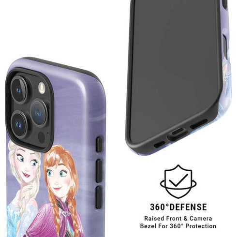 Disney Frozen Elsa and Anna Sisters Art iPhone 16 Pro Max Magsafe Impact Case
