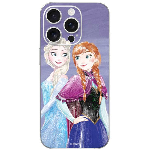 Disney Frozen Elsa and Anna Sisters Art iPhone 16 Pro Skin