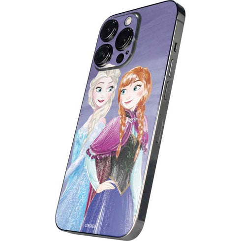 Disney Frozen Elsa and Anna Sisters Art iPhone 16 Pro Skin