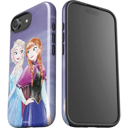Disney Frozen Elsa and Anna Sisters Art iPhone 16e Impact Case