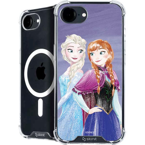 Disney Frozen Elsa and Anna Sisters Art iPhone 16e MagSafe Case