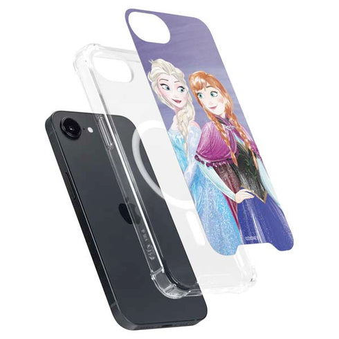 Disney Frozen Elsa and Anna Sisters Art iPhone 16e MagSafe Case