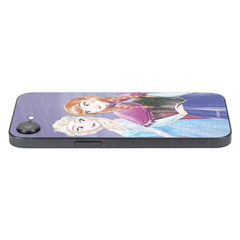 Disney Frozen Elsa and Anna Sisters Art iPhone 16e Skin