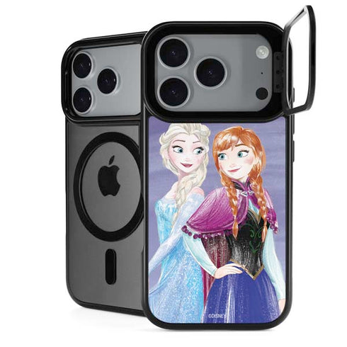 Disney Frozen Elsa and Anna Sisters Art iPhone 18 Pro Kickstand Case