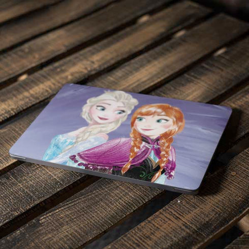 Disney Frozen Elsa and Anna Sisters Art Apple MacBook Air Skin