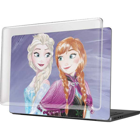 Disney Frozen Elsa and Anna Sisters Art MacBook Pro 14in (2021-24) Case plus Skin