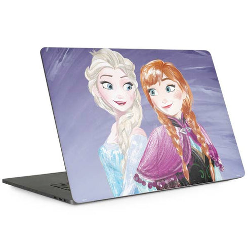 Disney Frozen Elsa and Anna Sisters Art MacBook Skins