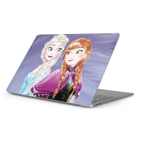 Disney Frozen Elsa and Anna Sisters Art Apple MacBook Pro 16-inch Skin